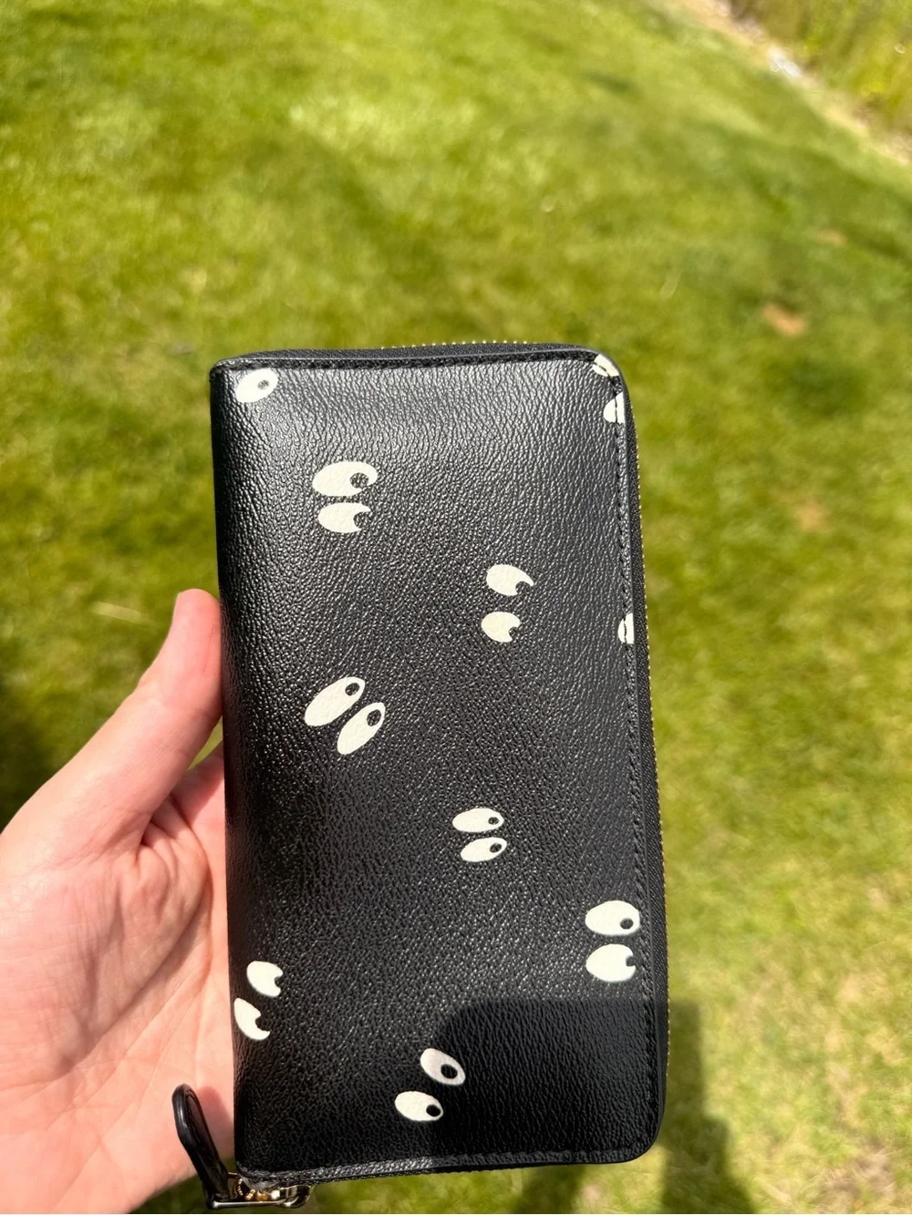 Rare Disney X Coach Snow White And The Seven Dwarfs Eye PrintZip Long Wallet